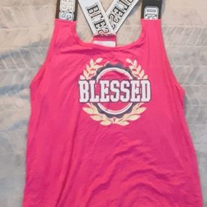 Pink Blessed Tank-Top